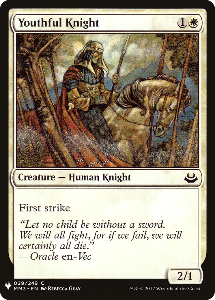 Youthful Knight (LIST-MM3-29) -