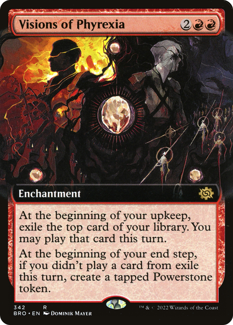 Visions of Phyrexia (BRO-342) - : (Extended Art)