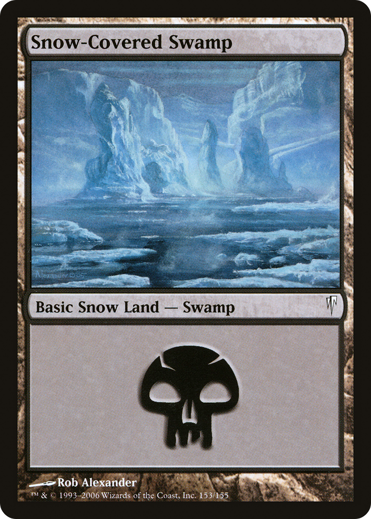 Snow-Covered Swamp (CSP-153) -  Foil