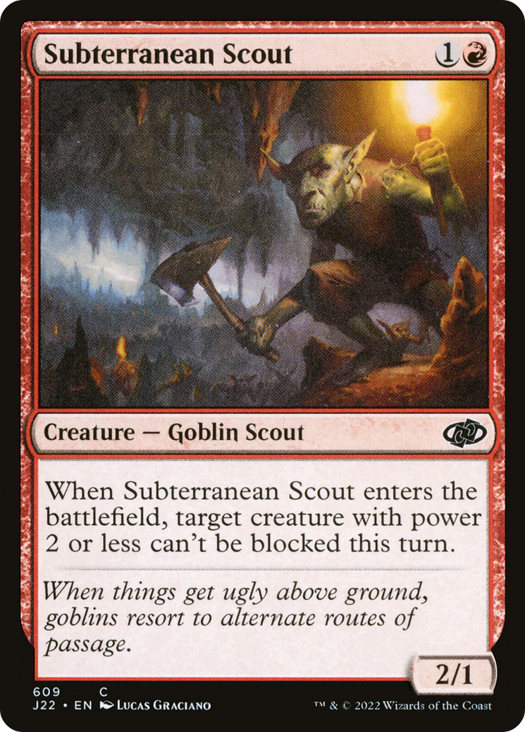 Subterranean Scout (J22-609) -