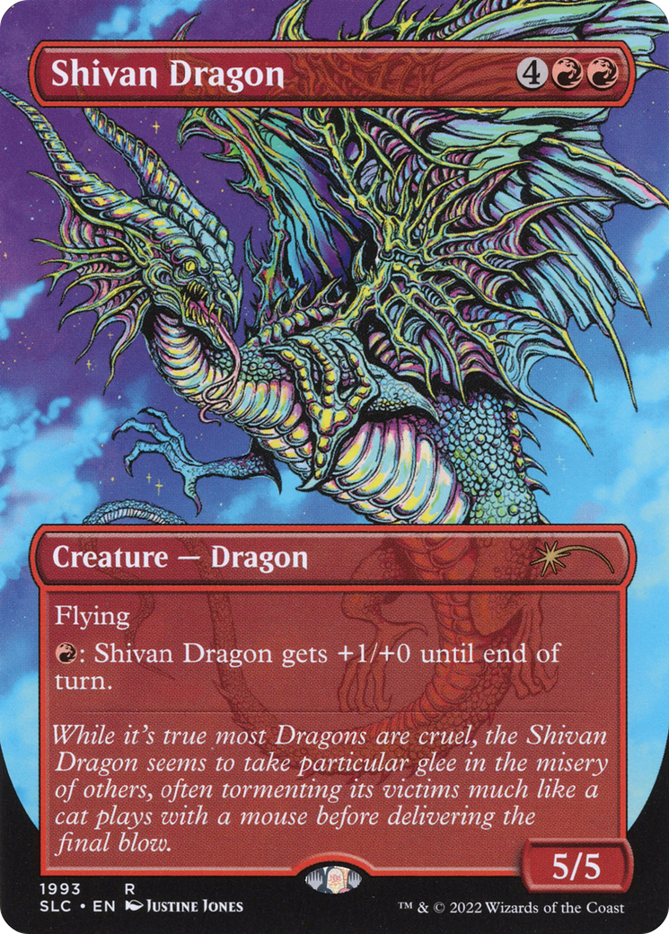 Shivan Dragon (SLC-1993) -  (Borderless)