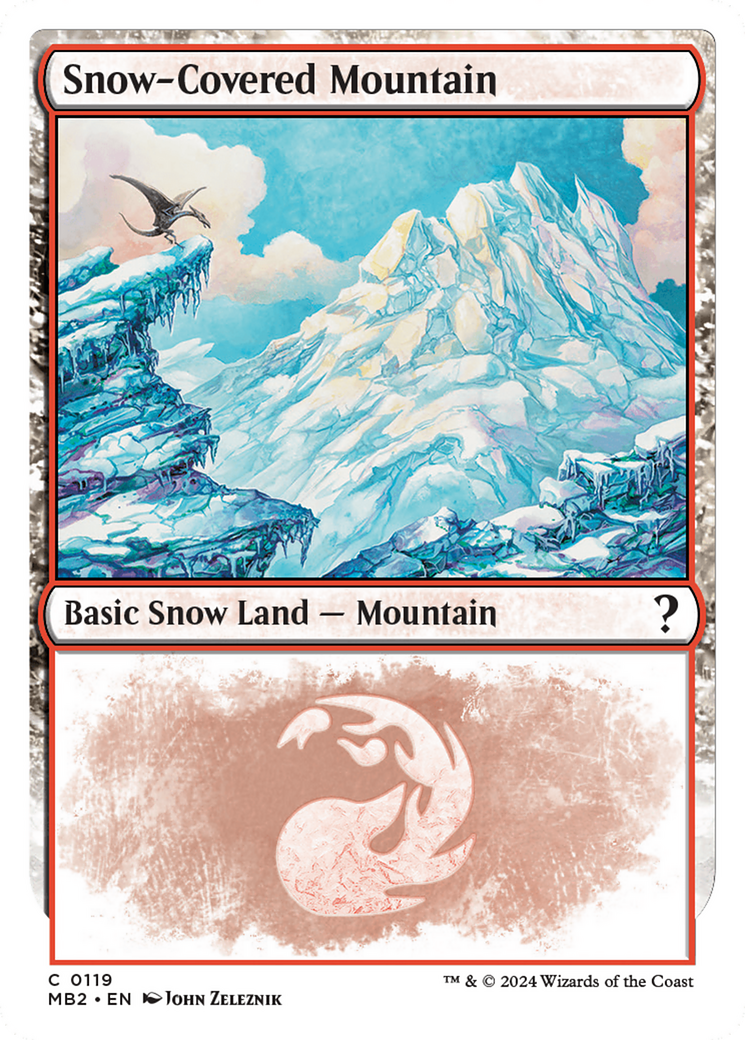 Snow-Covered Mountain (MB2-119) - : (snow)