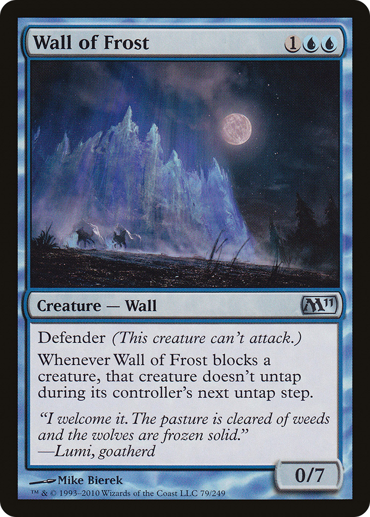 Wall of Frost (M11-079) -  Foil