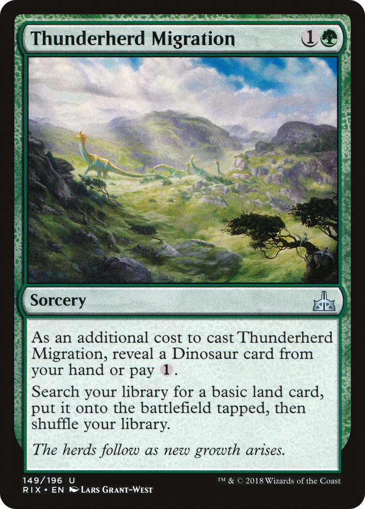 Thunderherd Migration (RIX-149) -  Foil