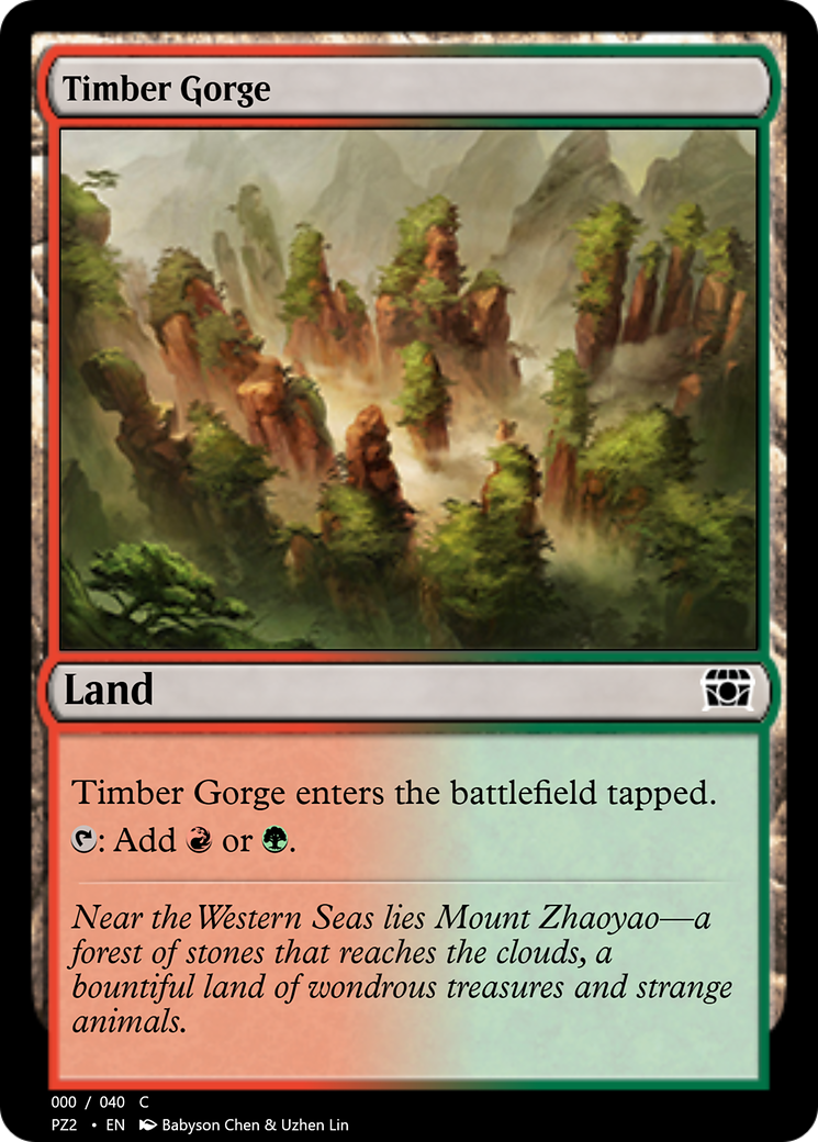 Timber Gorge (PZ2-70797) -  Foil