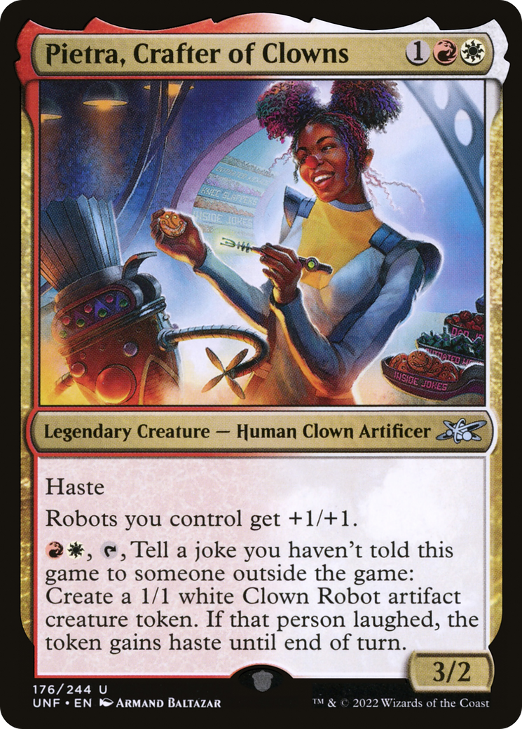 Pietra, Crafter of Clowns (UNF-176) -  Foil