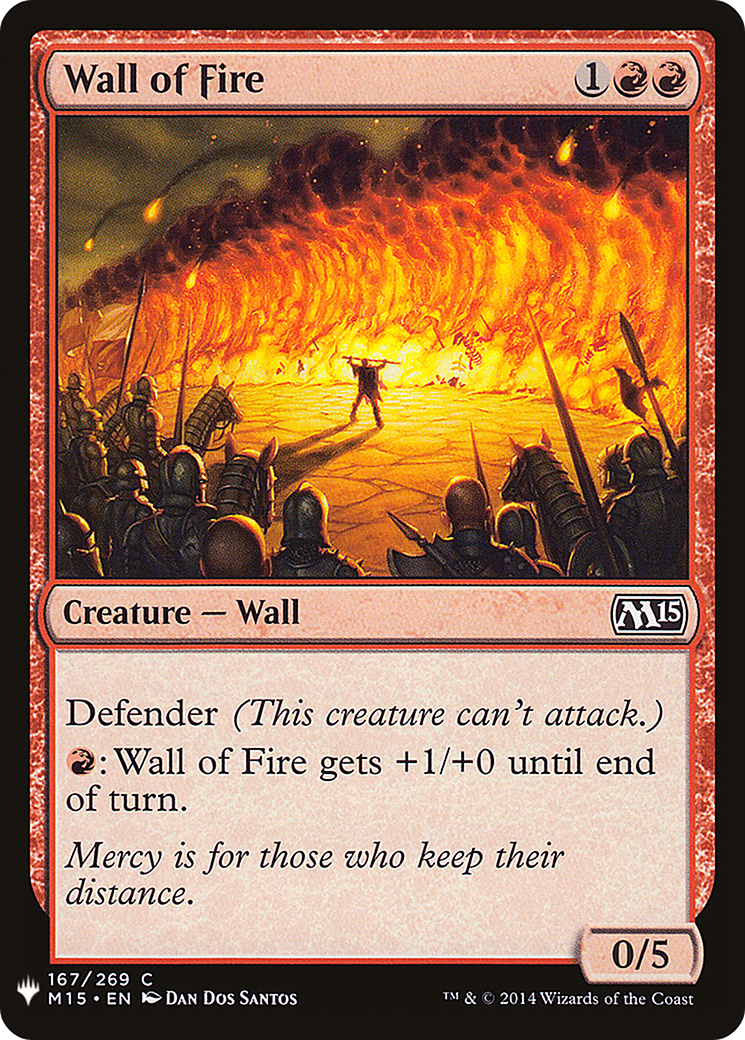 Wall of Fire (LIST-M15-167) -