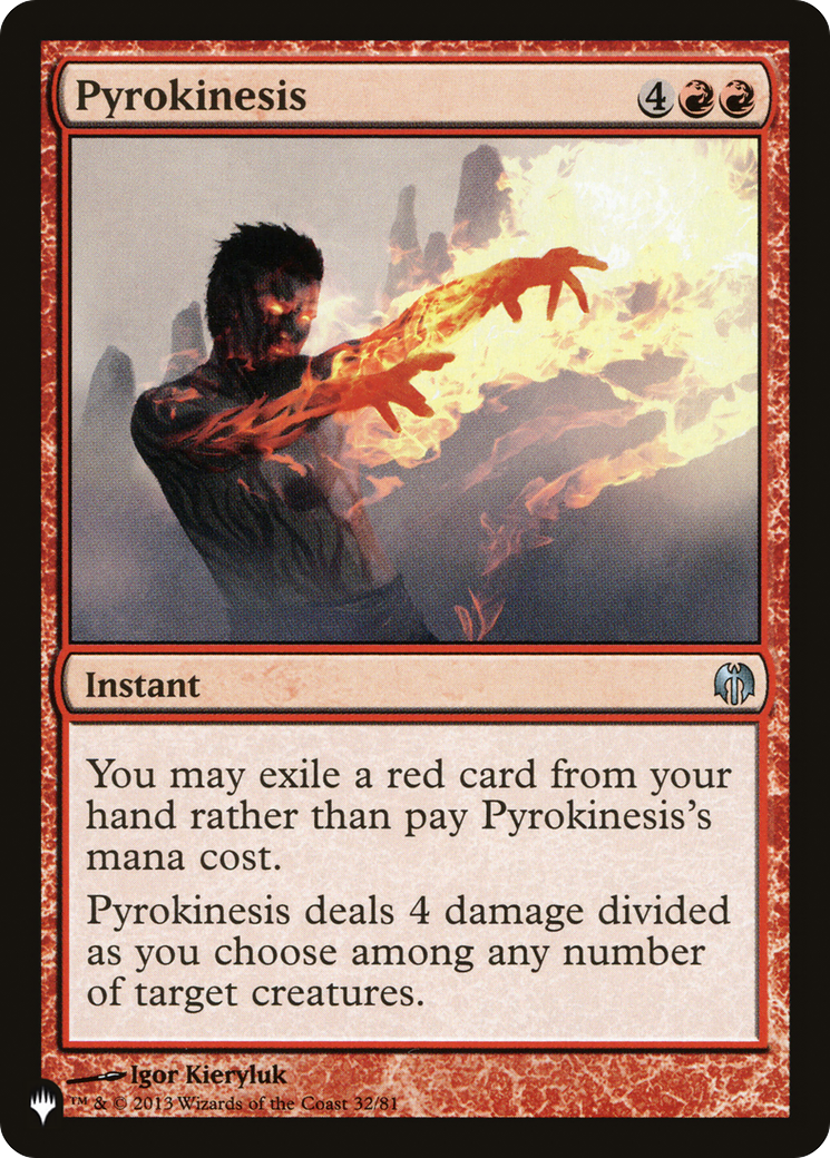 Pyrokinesis (LIST-DDL-32) -