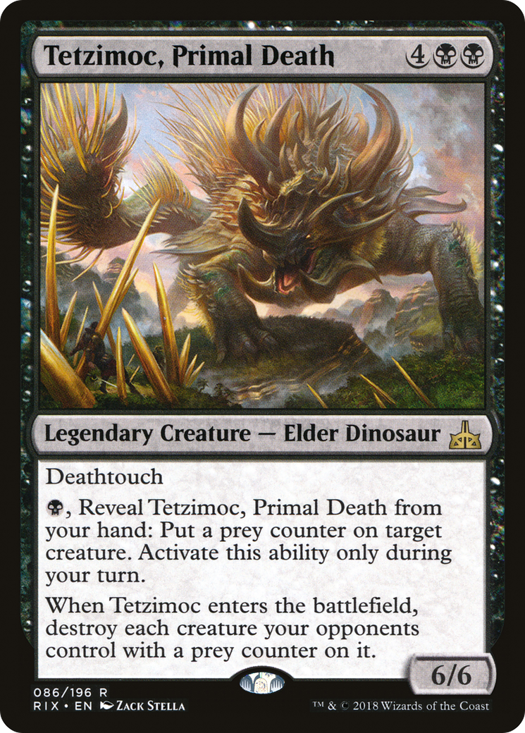 Tetzimoc, Primal Death (RIX-086) -  Foil