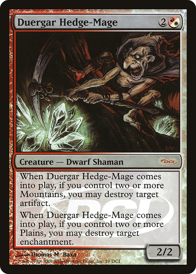 Duergar Hedge-Mage (WPN-019) -  Foil