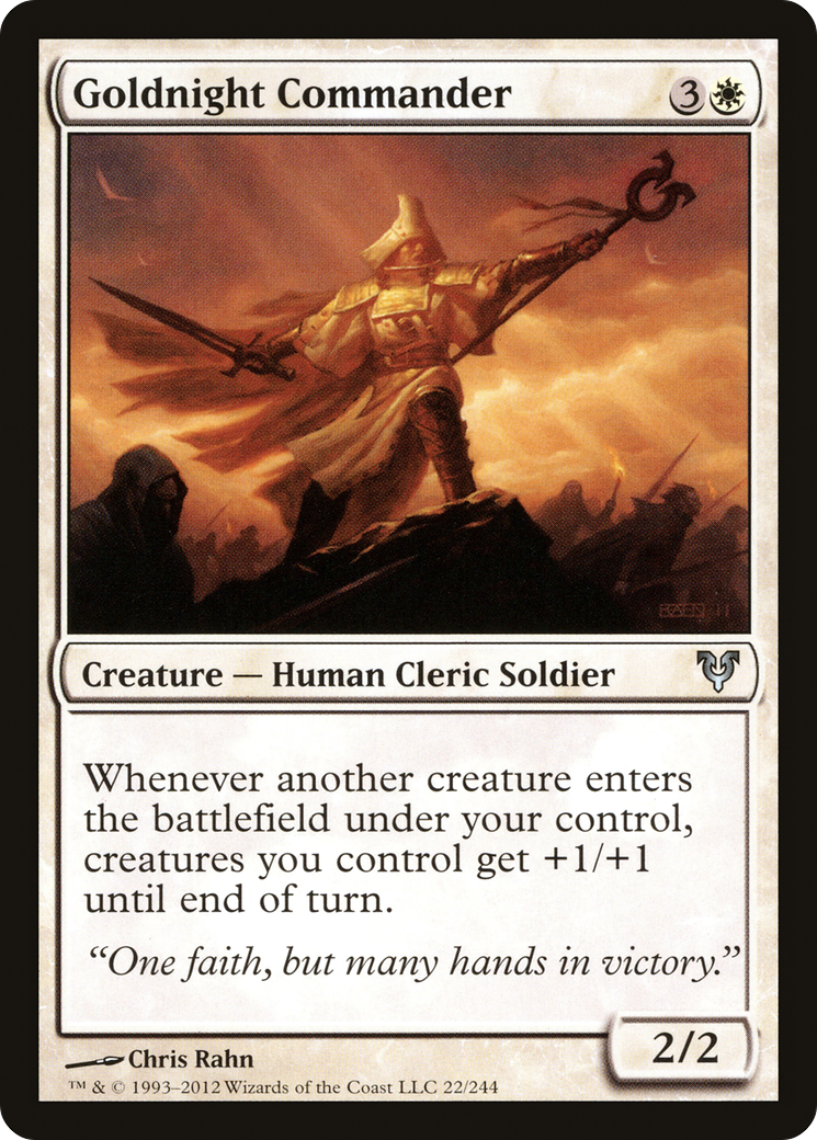 Goldnight Commander (AVR-022) -  Foil