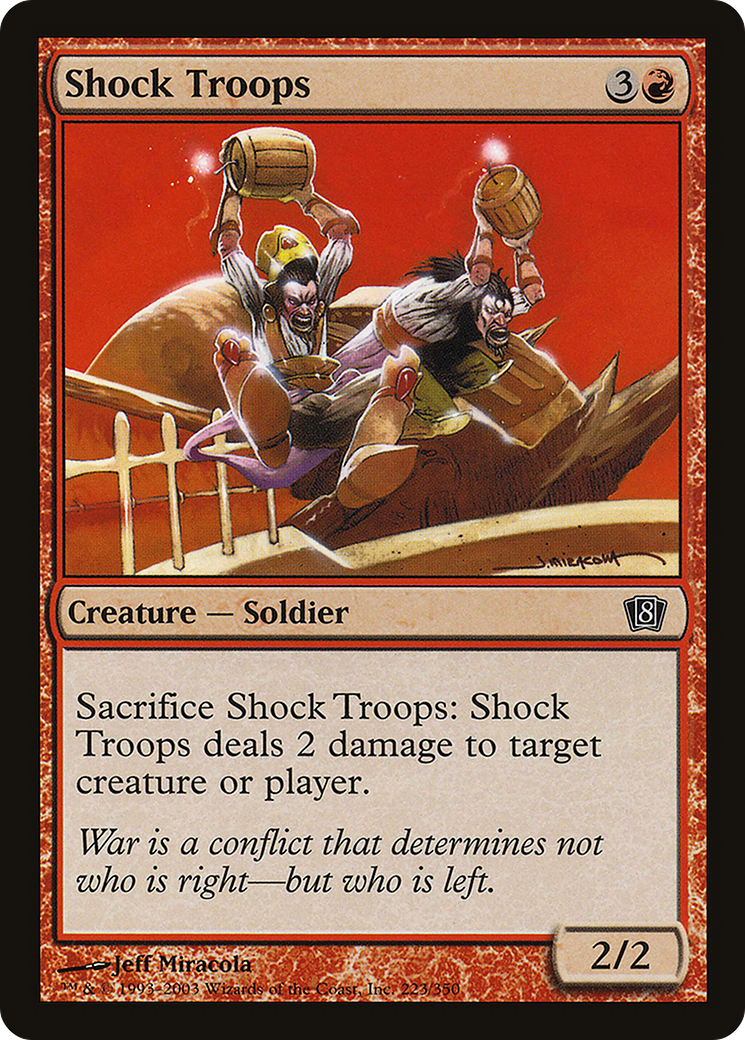 Shock Troops (8ED-223★) -  Foil