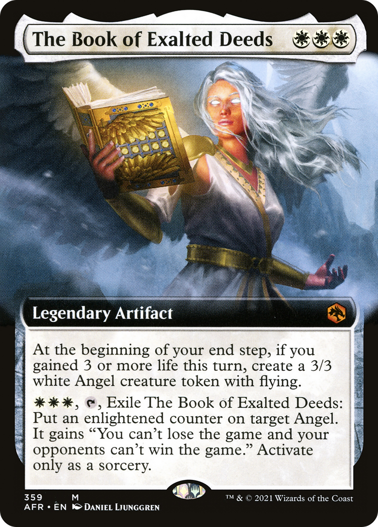 The Book of Exalted Deeds (AFR-359) - : (Extended Art) Foil