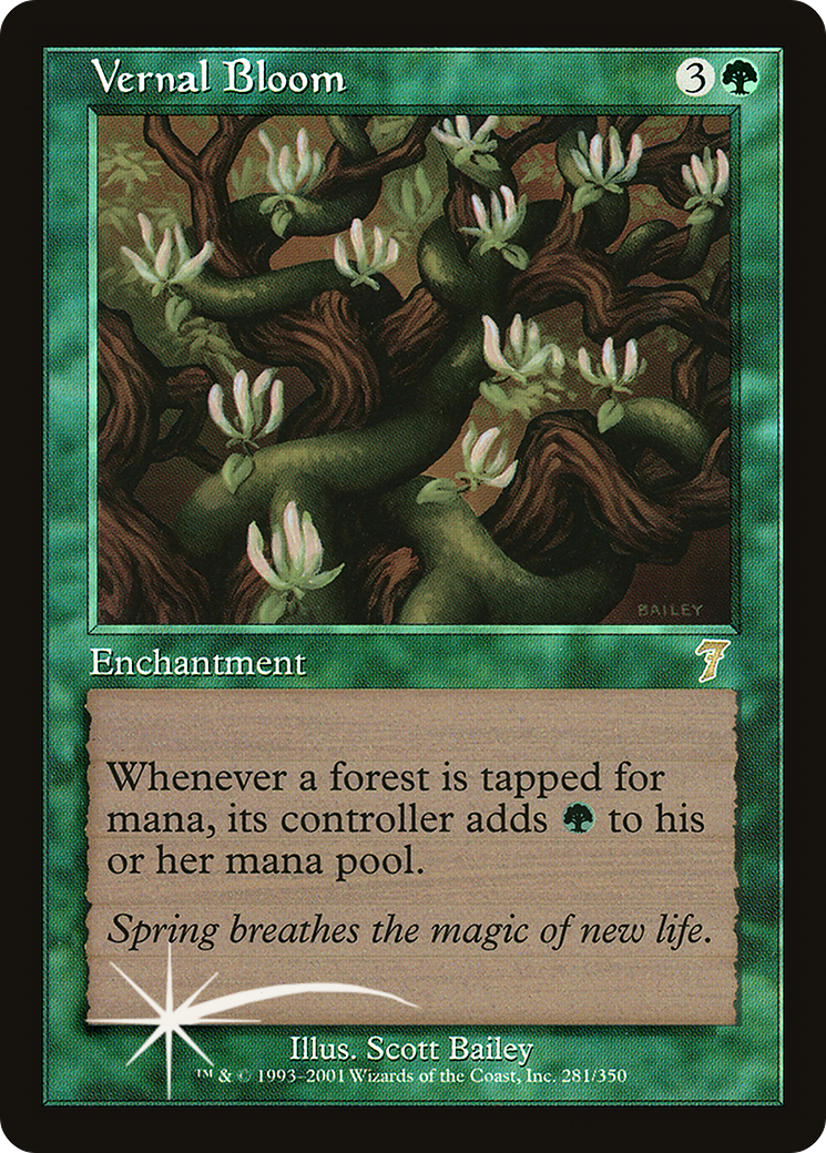 Vernal Bloom (7ED-281★) -  Foil