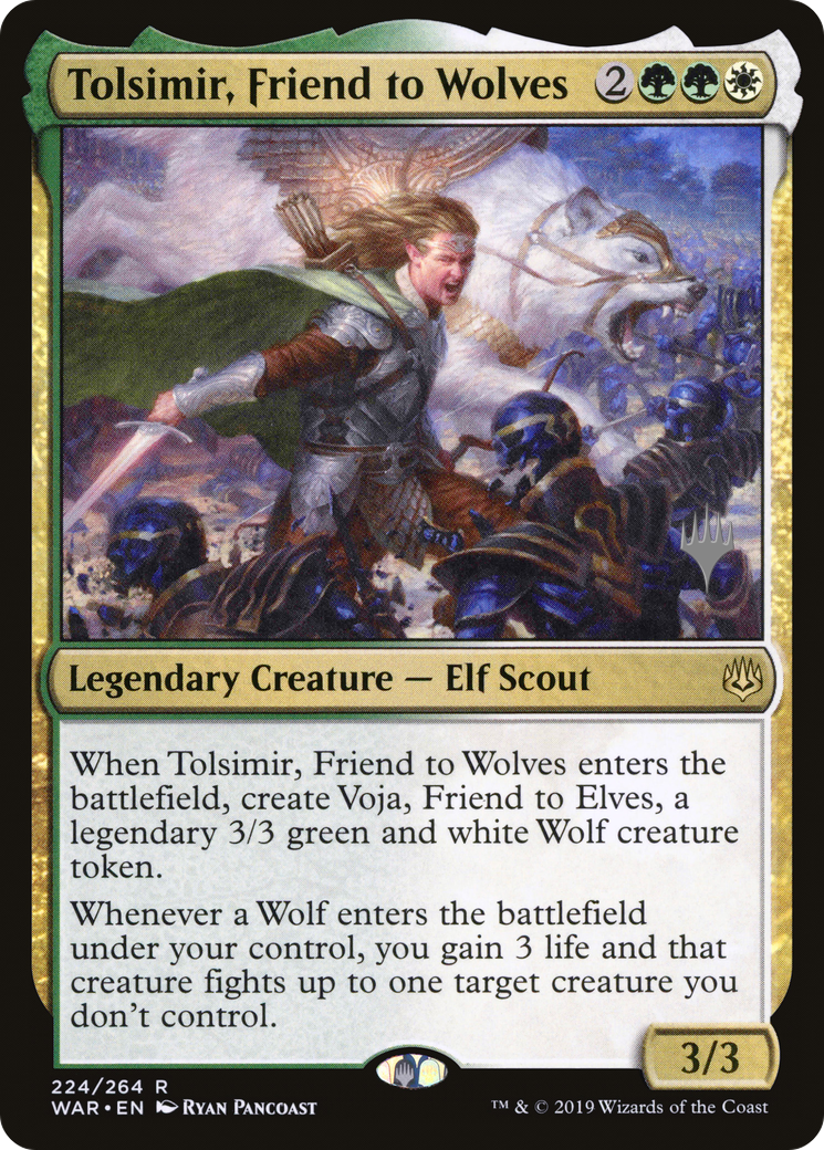 Tolsimir, Friend to Wolves (PPELD-224P) -  Foil