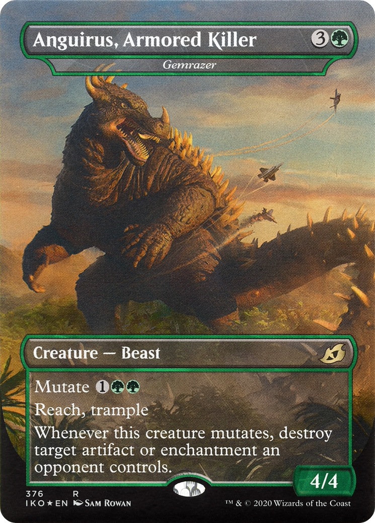 Gemrazer (IKO-376) -  / Anguirus, Armored Killer (Borderless)