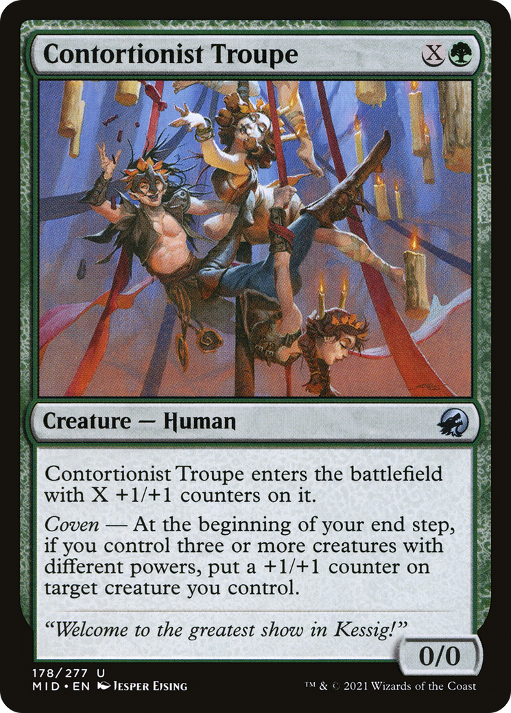 Contortionist Troupe (MID-178) -  Foil