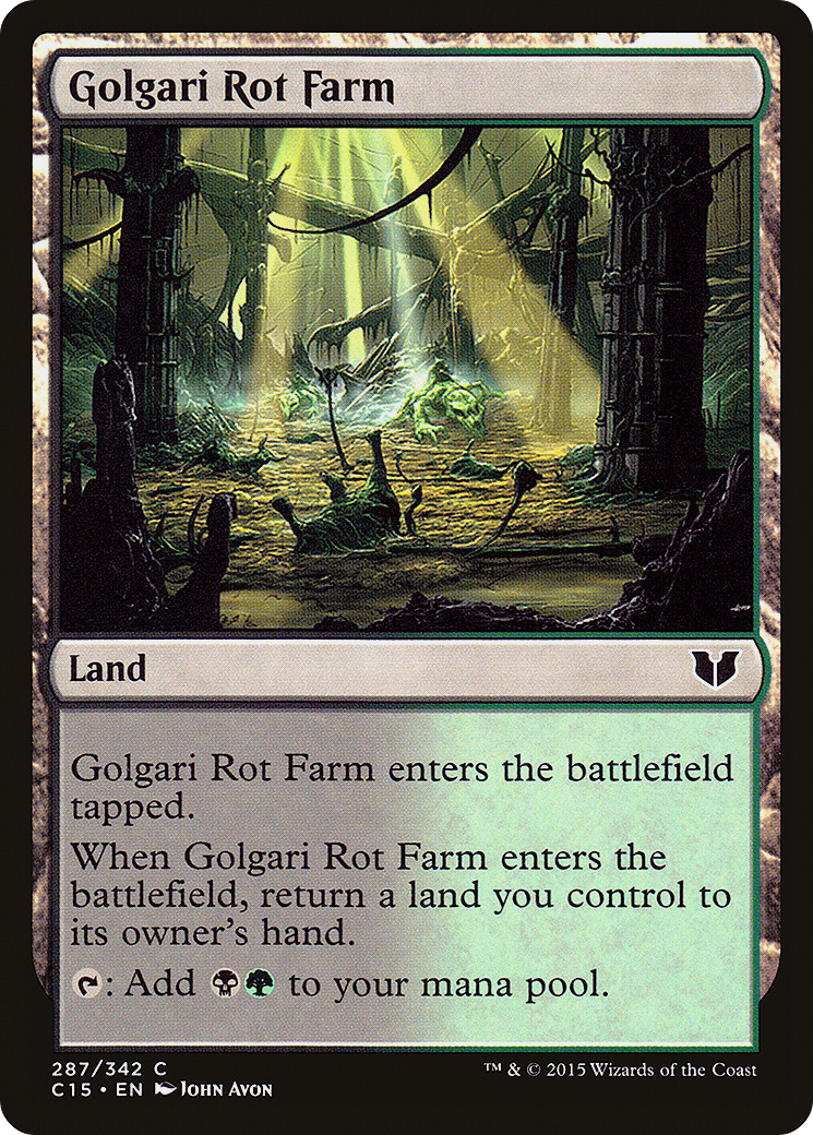 Golgari Rot Farm (C15-287) -