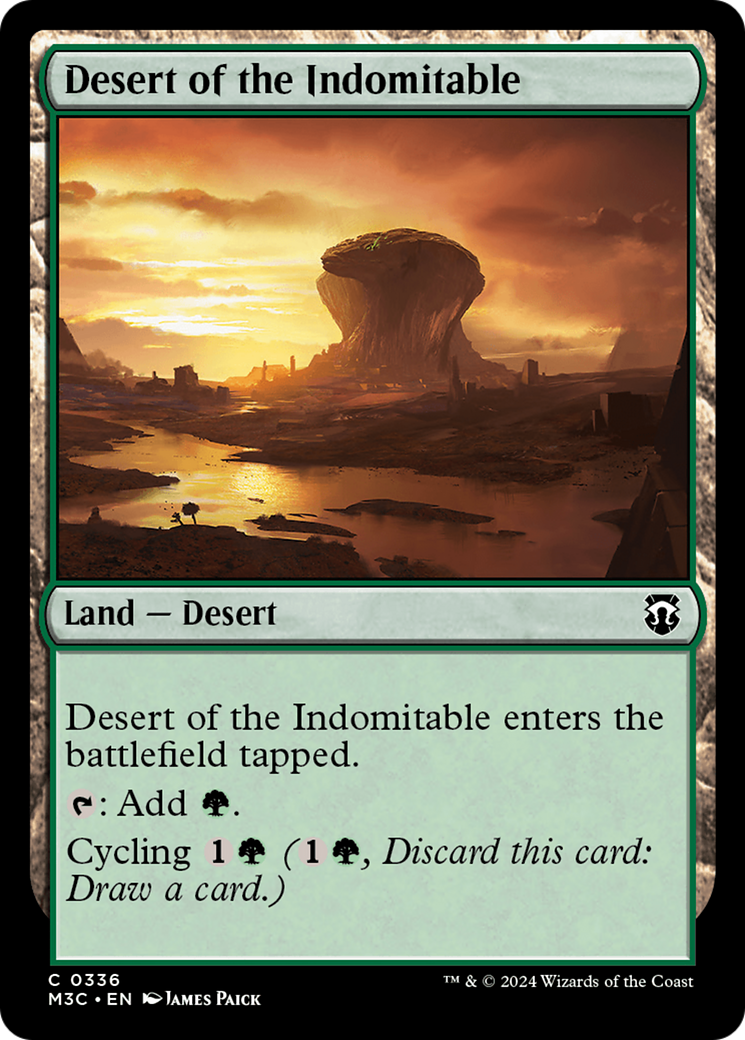 Desert of the Indomitable (M3C-336) -  Foil