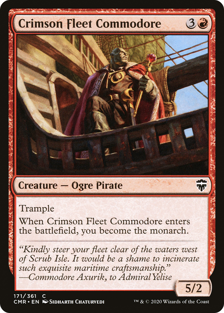 Crimson Fleet Commodore (CMR-171) -  Foil