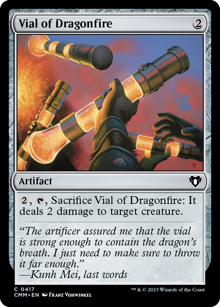 Vial of Dragonfire (CMM-417) -  Foil