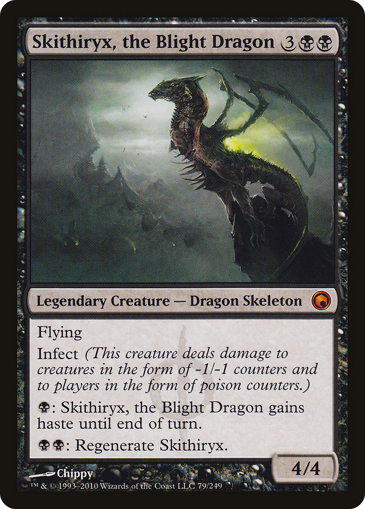 Skithiryx, the Blight Dragon (SOM-079) -  Foil