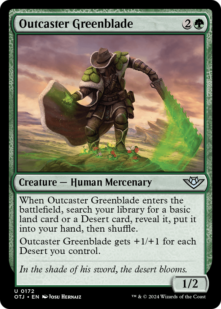 Outcaster Greenblade (OTJ-172) -  Foil