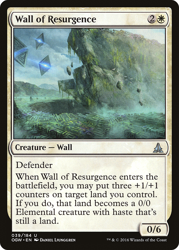 Wall of Resurgence (OGW-039) -  Foil