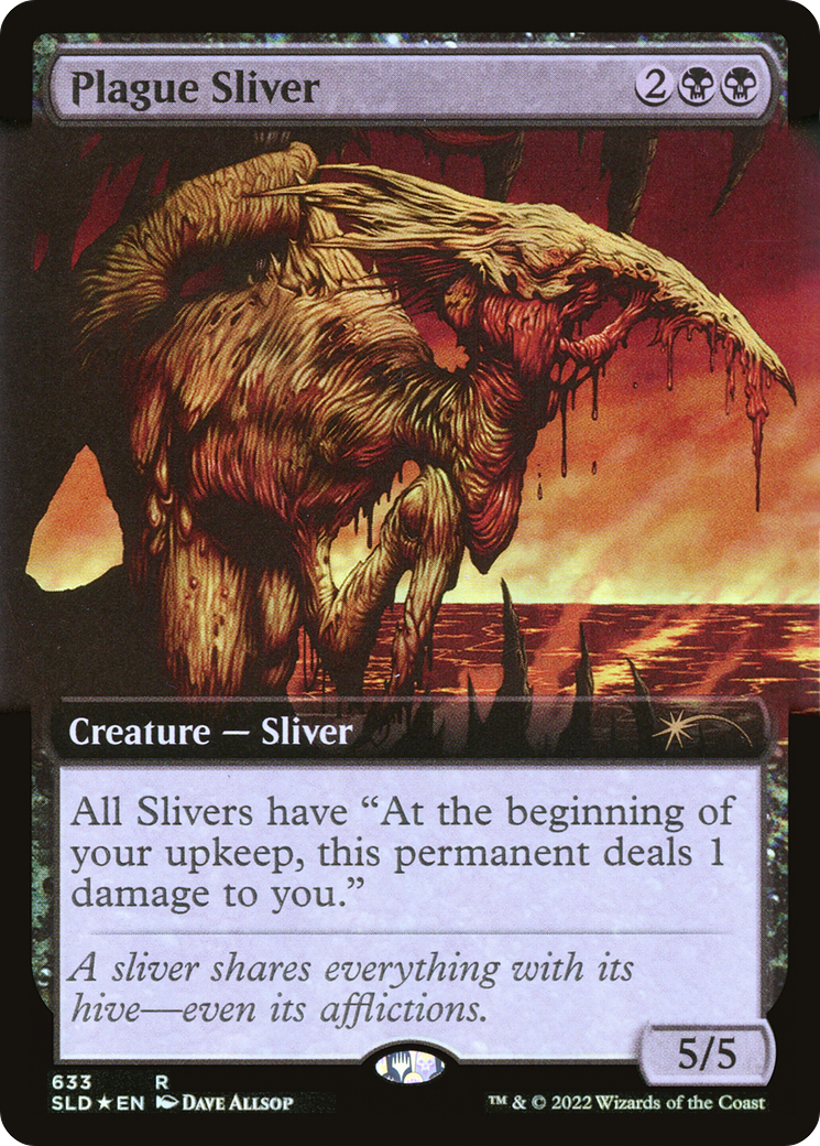 Plague Sliver (SLD-633) - : (Extended Art) Foil