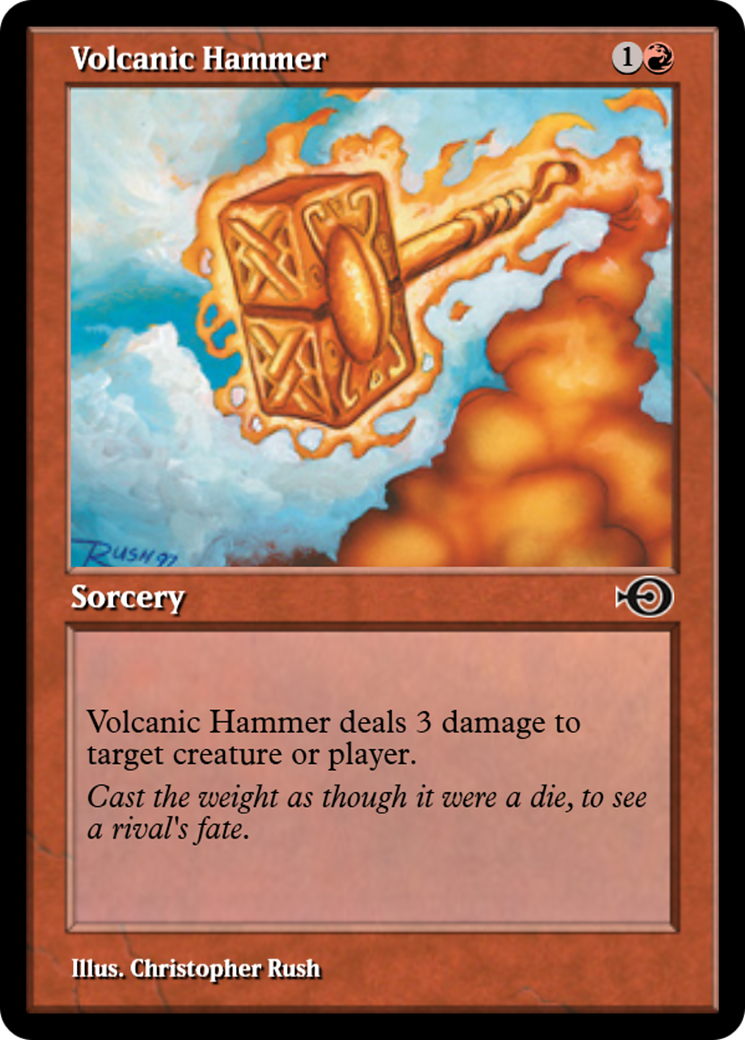 Volcanic Hammer (PRM-36102) -  Foil