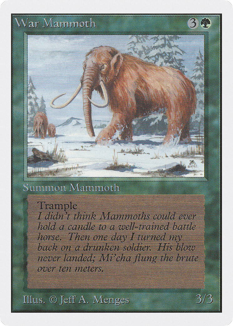 War Mammoth (2ED-228) -