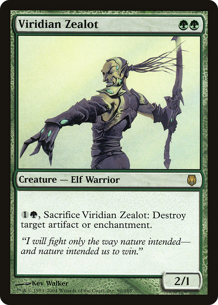 Viridian Zealot (DST-090) -  Foil