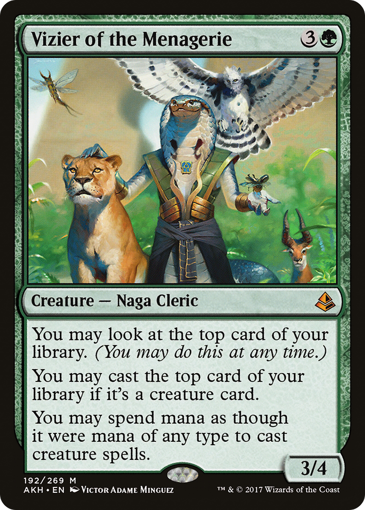 Vizier of the Menagerie (AKH-192) -  Foil