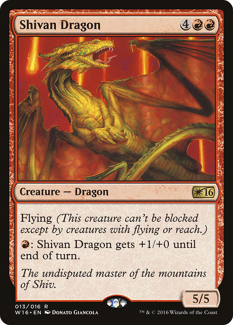 Shivan Dragon (W16-013) -