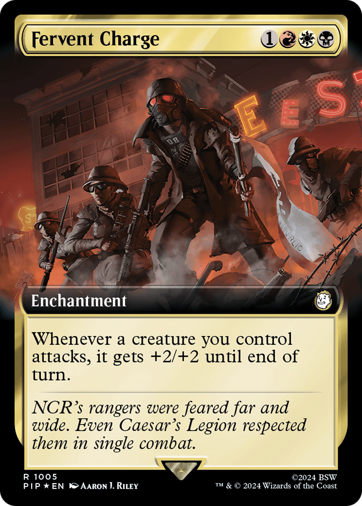 Fervent Charge (PIP-1005) - : (Extended Art) Foil