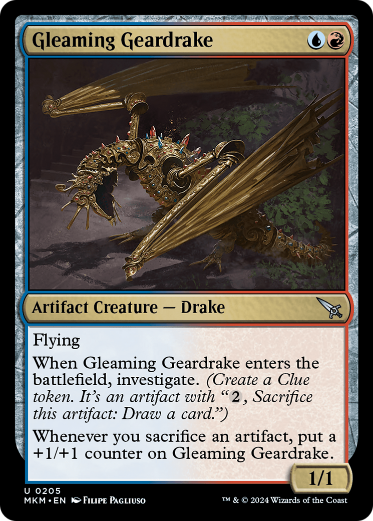 Gleaming Geardrake (MKM-205) -