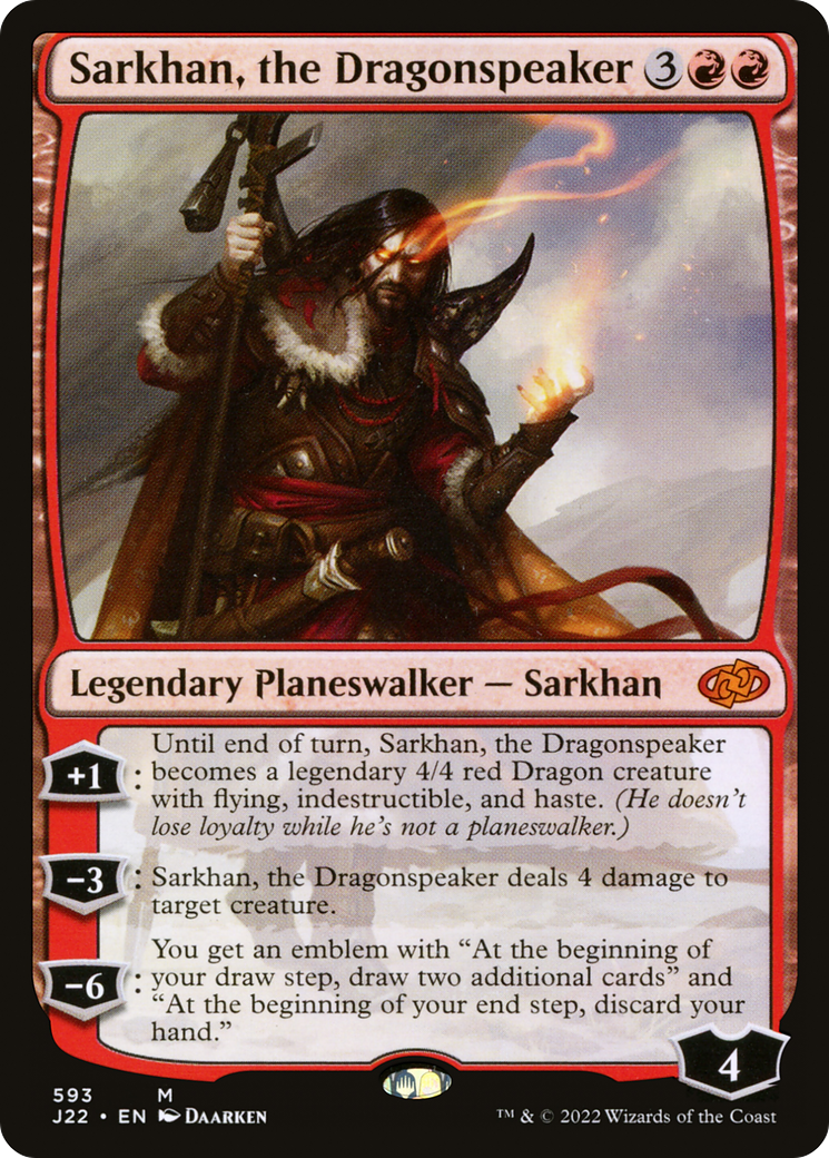 Sarkhan, the Dragonspeaker (J22-593) -