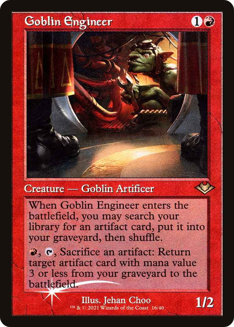 Goblin Engineer (MH1-016) -  Etched Foil