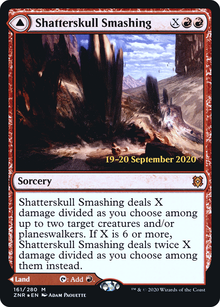 Shatterskull Smashing // Shatterskull, the Hammer Pass (PRE-161S) -  Foil