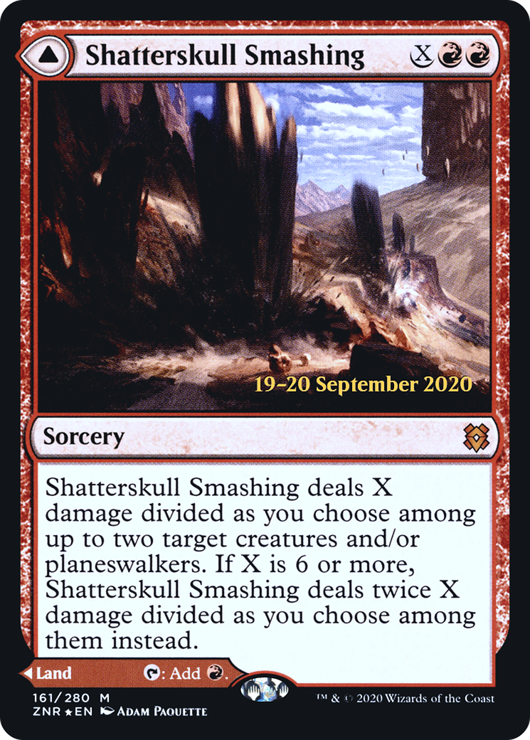 Shatterskull Smashing // Shatterskull, the Hammer Pass (PRE-161S) -  Foil