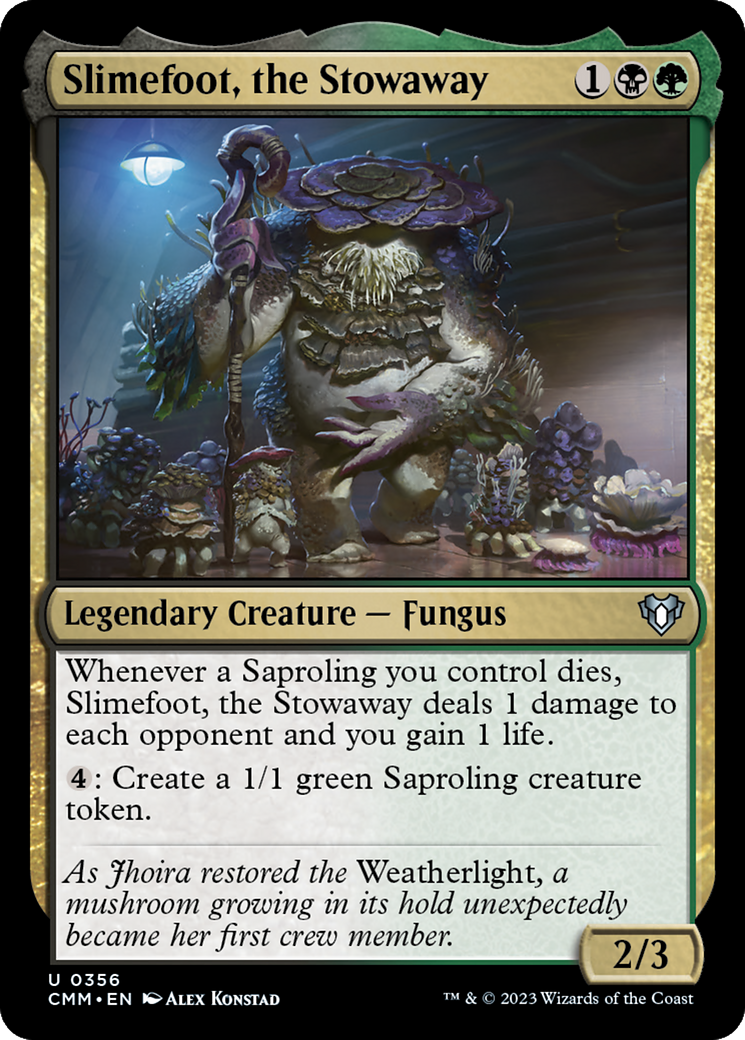 Slimefoot, the Stowaway (CMM-356) -  Foil