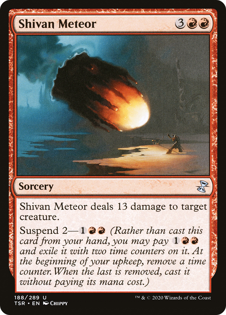 Shivan Meteor (TSR-188) -  Foil