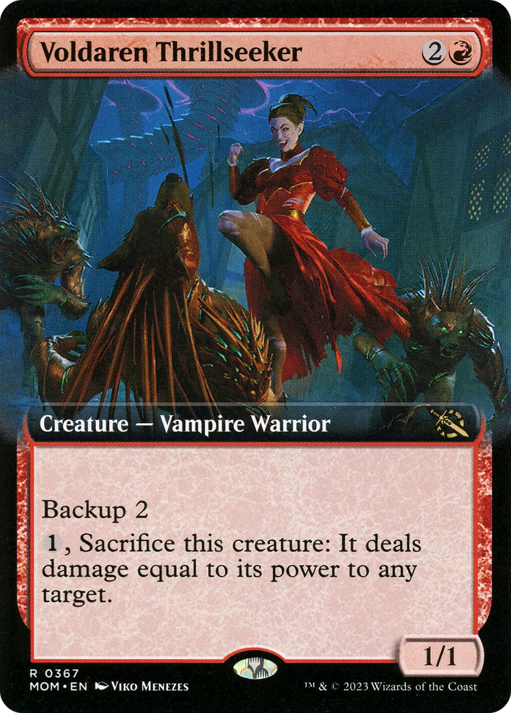 Voldaren Thrillseeker (MOM-367) - : (Extended Art) Foil