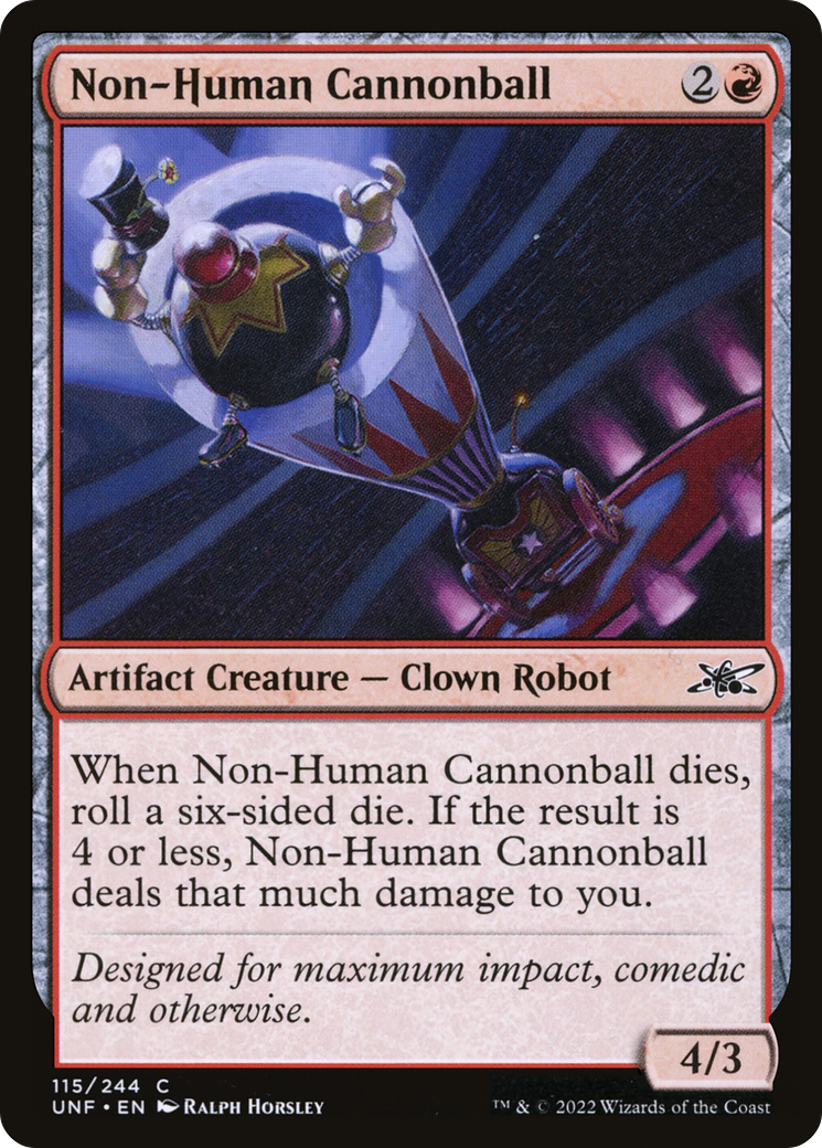 Non-Human Cannonball (UNF-115) -