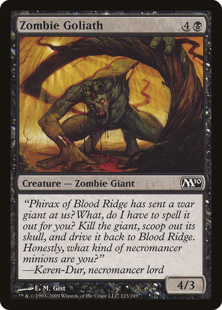 Zombie Goliath (M10-123) -  Foil