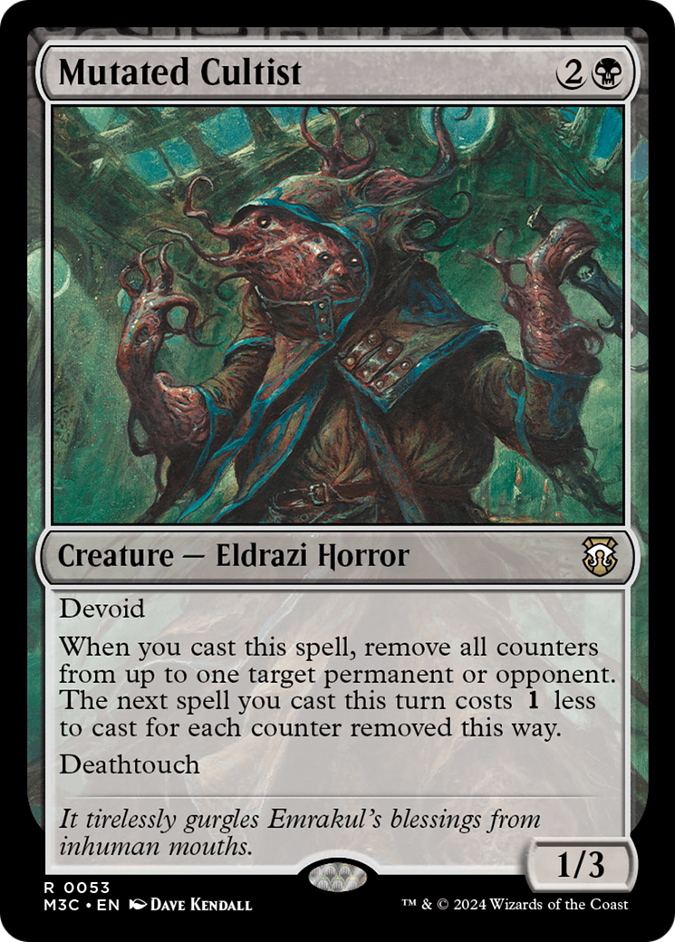 Mutated Cultist (M3C-053) - : (devoid) Foil