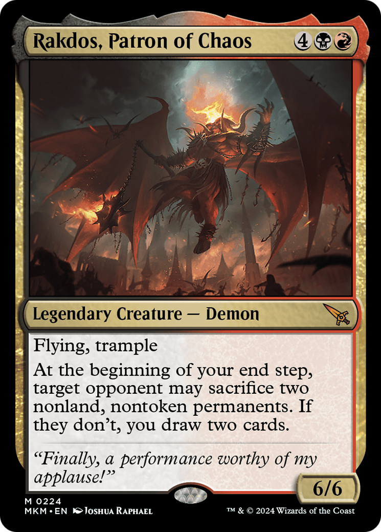 Rakdos, Patron of Chaos (MKM-224) -