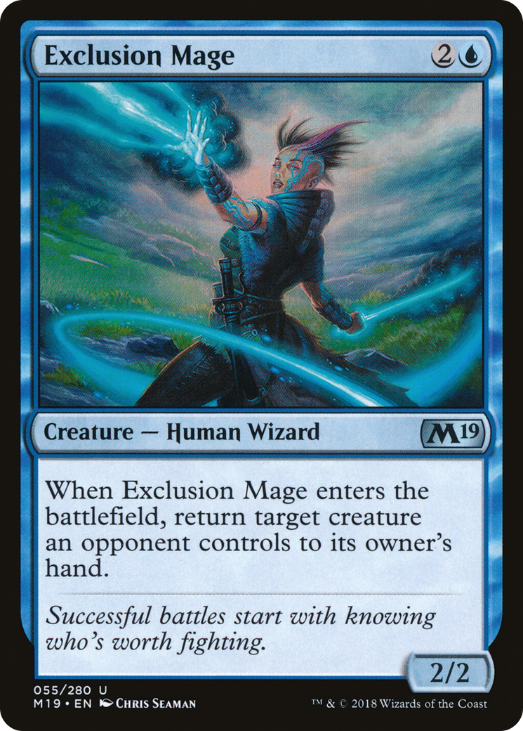 Exclusion Mage (M19-055) -  Foil