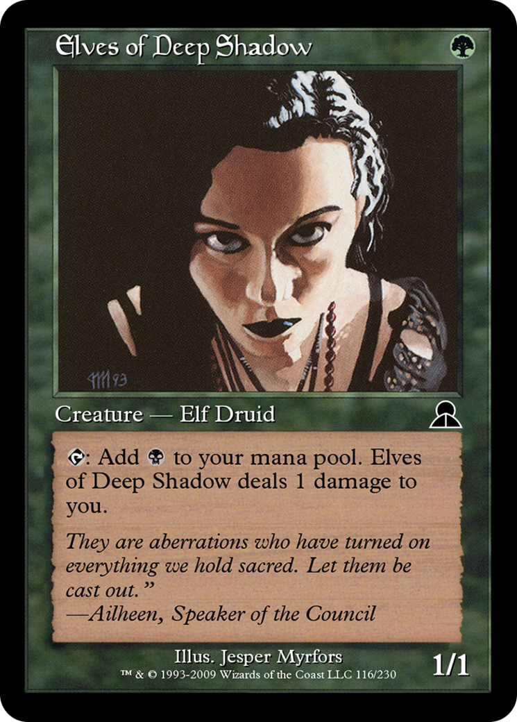 Elves of Deep Shadow (ME3-116) -  Foil