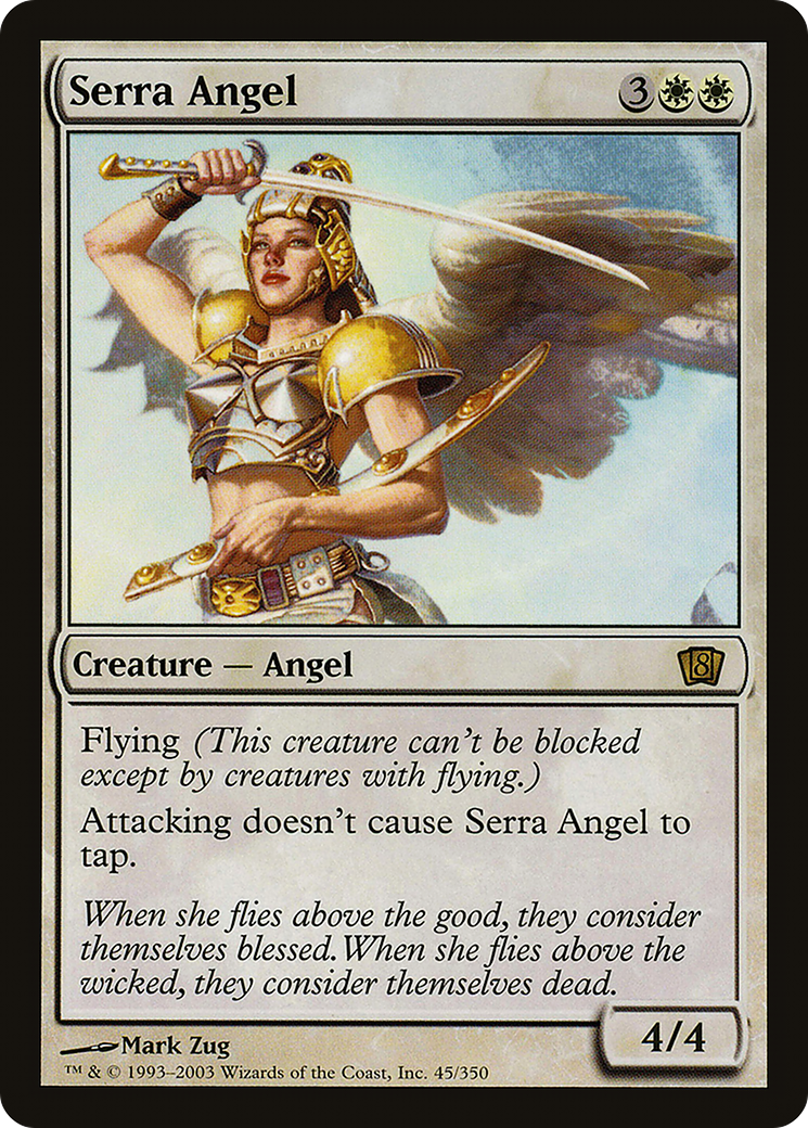 Serra Angel (8ED-45★) -  Foil